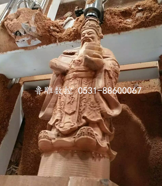 三維立體雕刻機(jī)制作的財(cái)神雕像、觀音佛像