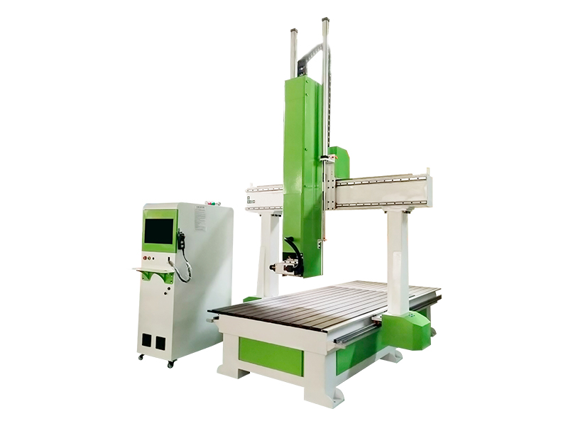 1325加高型四軸聯(lián)動擺頭雕刻機 綠色鈑金 1325加高型四軸聯(lián)動擺頭雕刻機 綠色鈑金